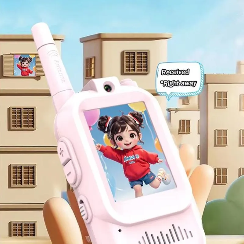 2Pcs Rechargeable Kids Video Walkie Talkie - Image 16