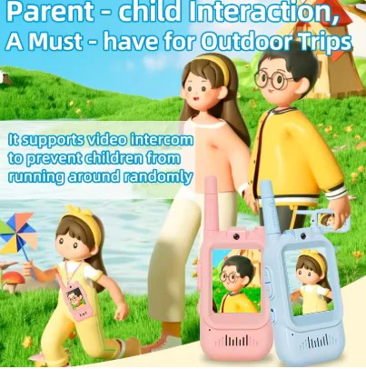 2Pcs Rechargeable Kids Video Walkie Talkie - Image 18