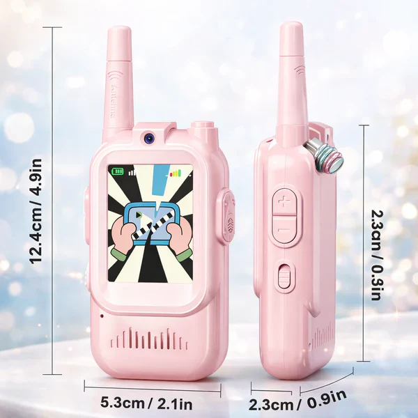 2Pcs Rechargeable Kids Video Walkie Talkie - Image 25