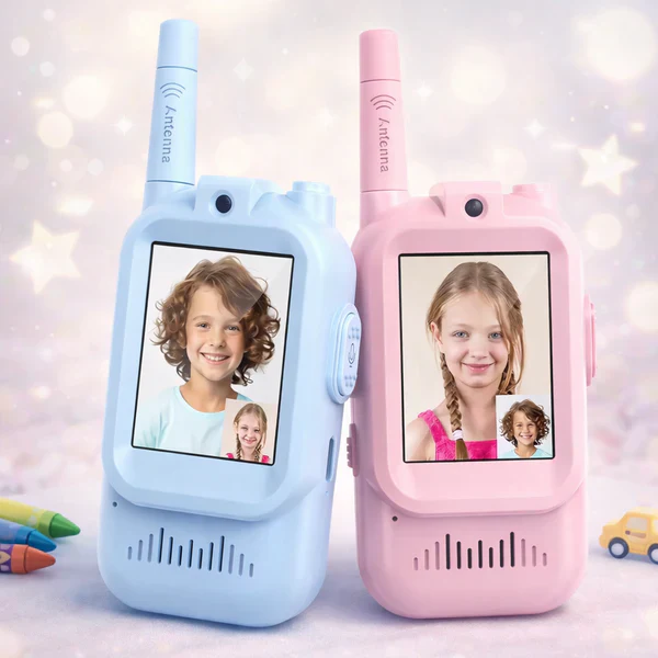 2Pcs Rechargeable Kids Video Walkie Talkie - Image 27