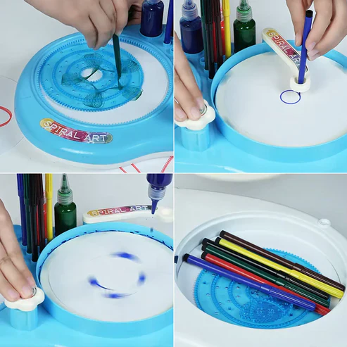 37Pcs Doodle Spin & Spiral Art Kit - Image 3