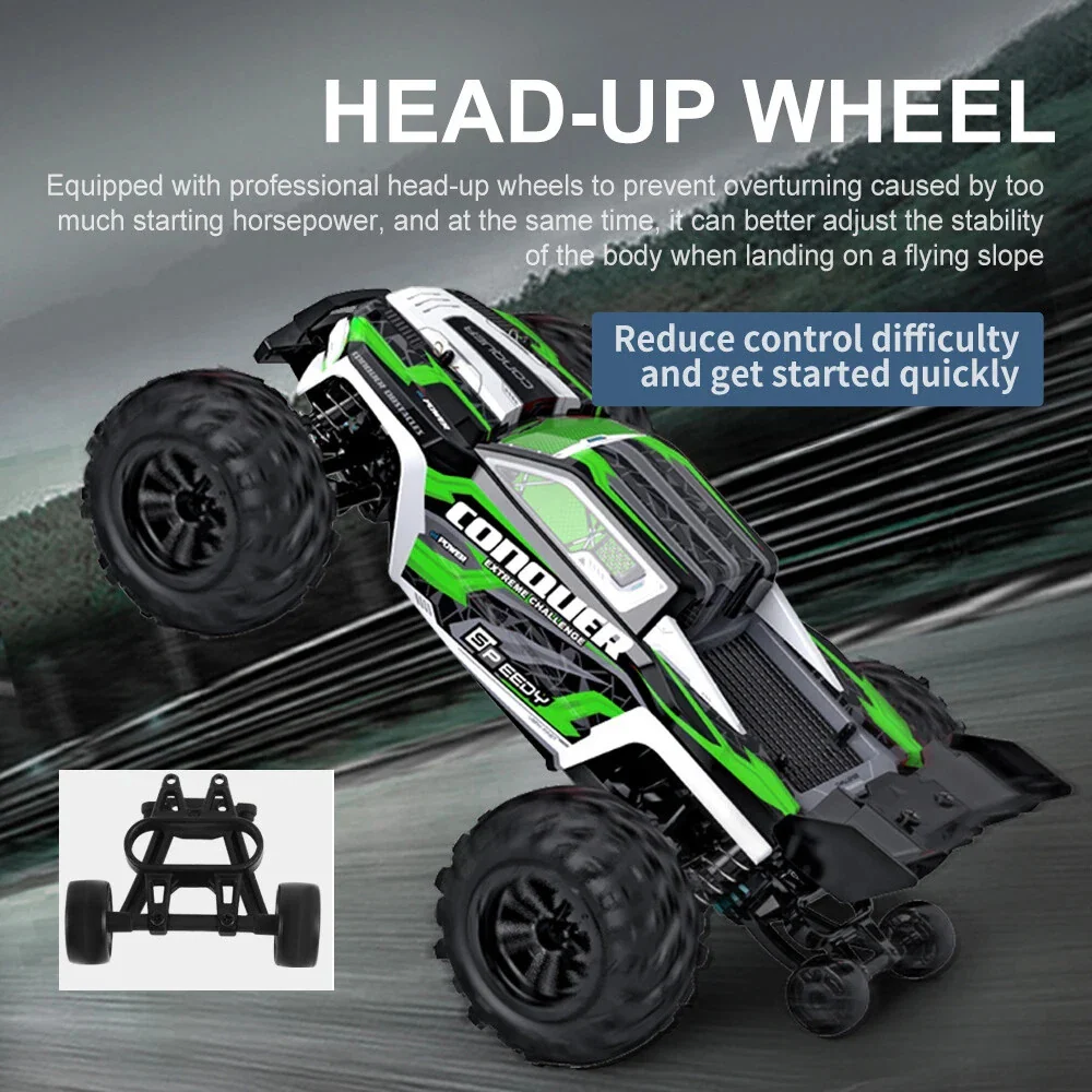 38Km/h RC 1:16 Conquer 4x4 Off-Road Truck - Image 10