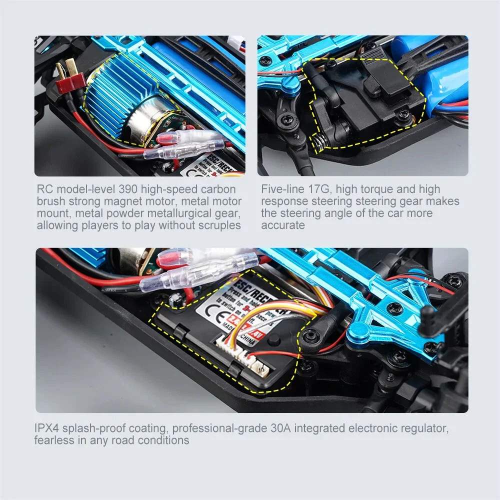 38Km/h RC 1:16 Conquer 4x4 Off-Road Truck - Image 8
