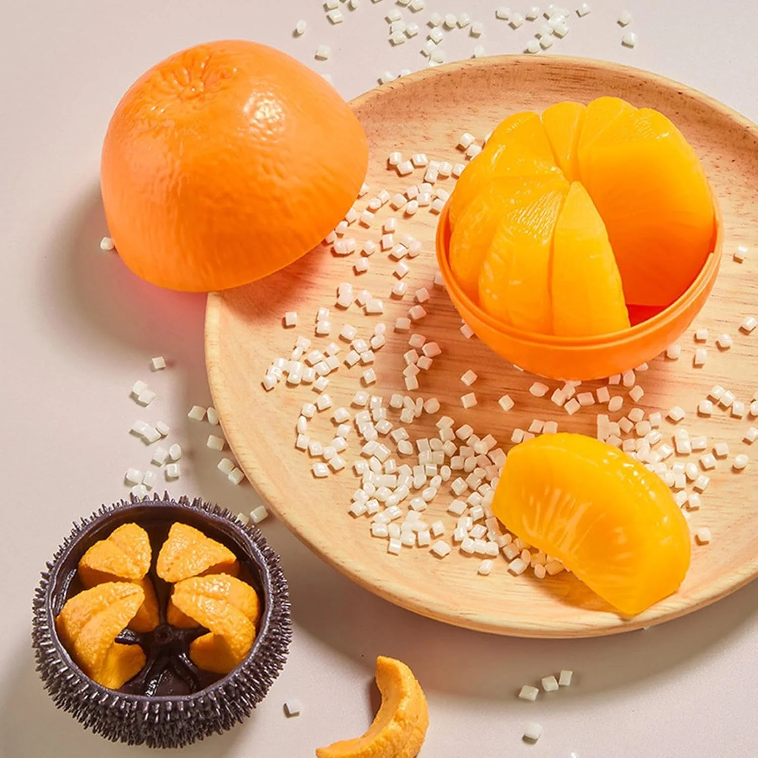 3D Orange Shape Funny Puzzle Toy - Image 3
