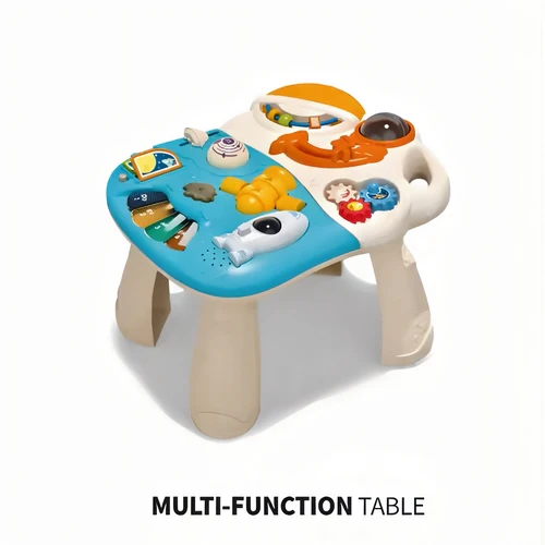 3in1 Baby Musical Walker & Activity Table - Blue - Image 15