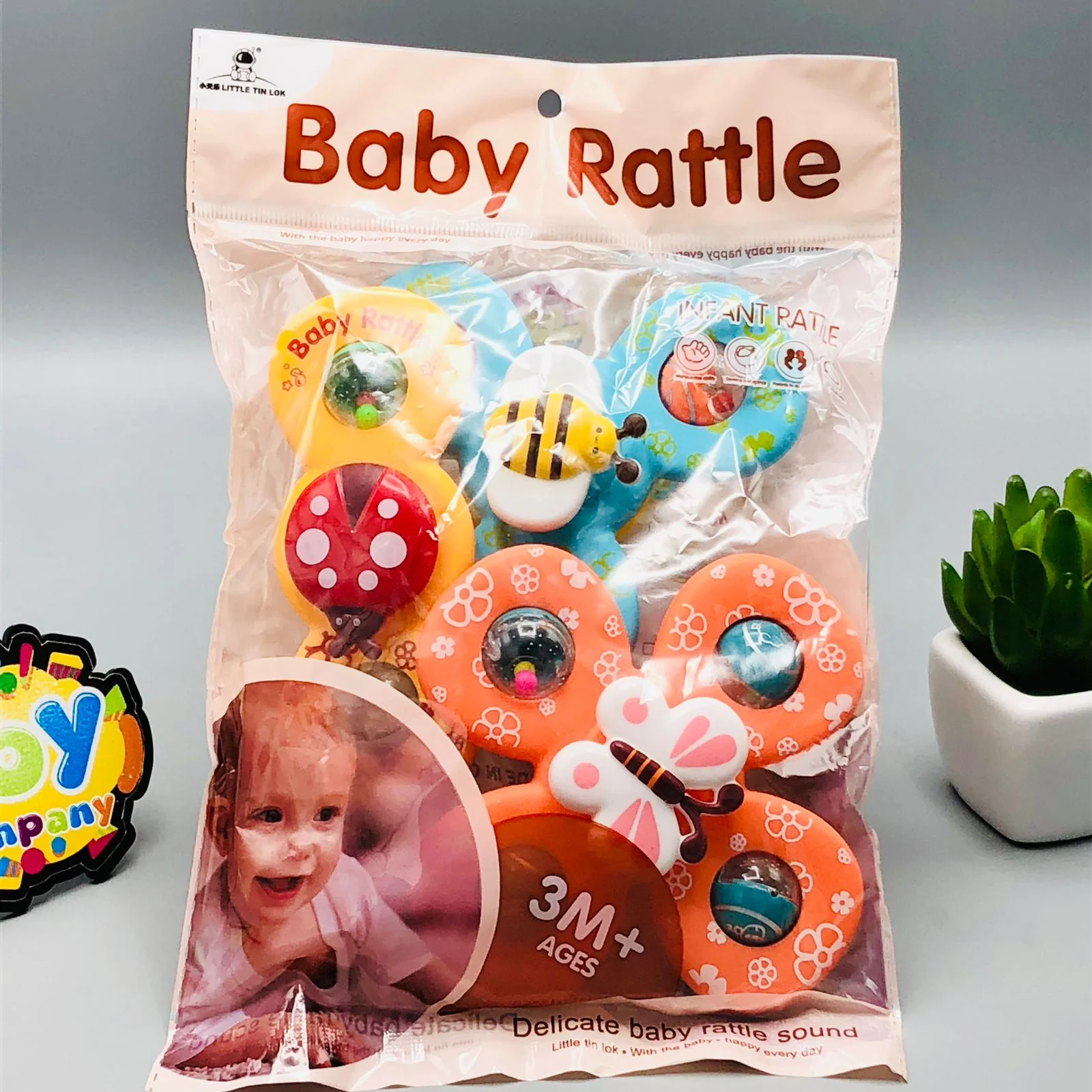 3in1 Delicate Sound Baby Rattle Set - Image 8