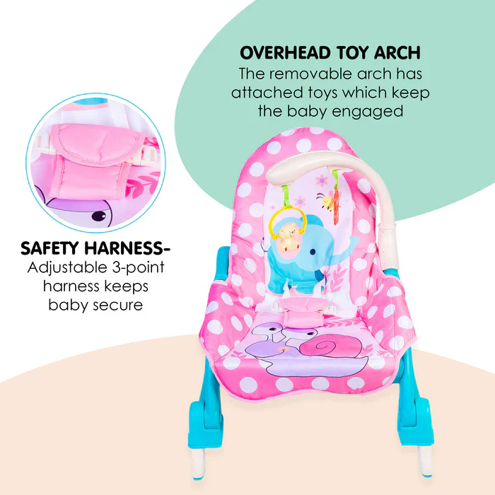 3in1 Musical Baby Rocking Chair - Without Box - Image 6