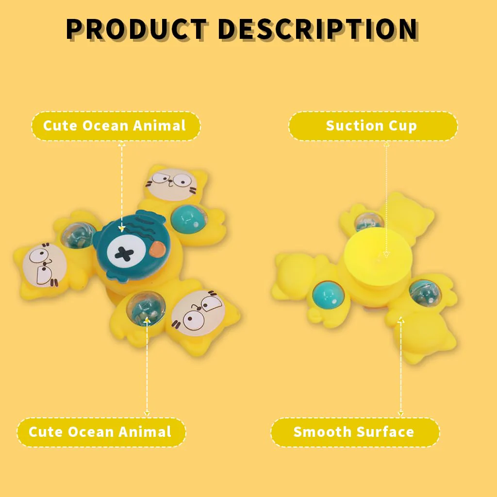 3Pcs Animal Shape Baby Spinning Rattles - Image 11