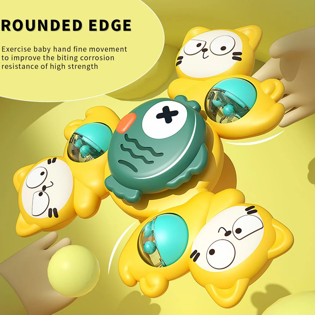 3Pcs Animal Shape Baby Spinning Rattles - Image 12