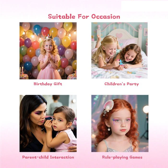 48Pcs Realistic Princess Book Shape Makeup Kit - Image 9