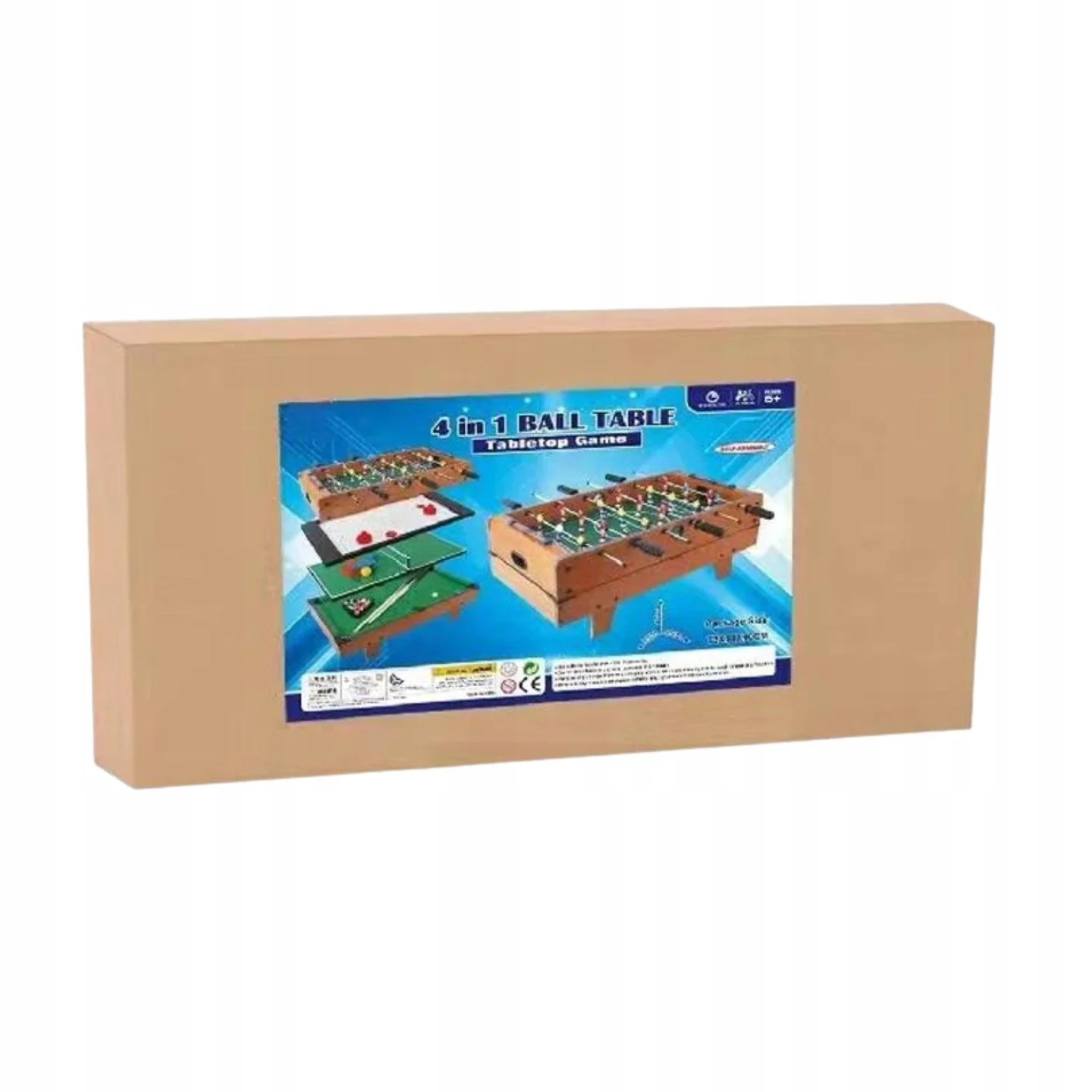 4in1 Wooden Multi-Game Foosball Table Set - Image 10