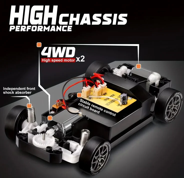 4WD RC Porsche Mini Drifting Car - Image 5
