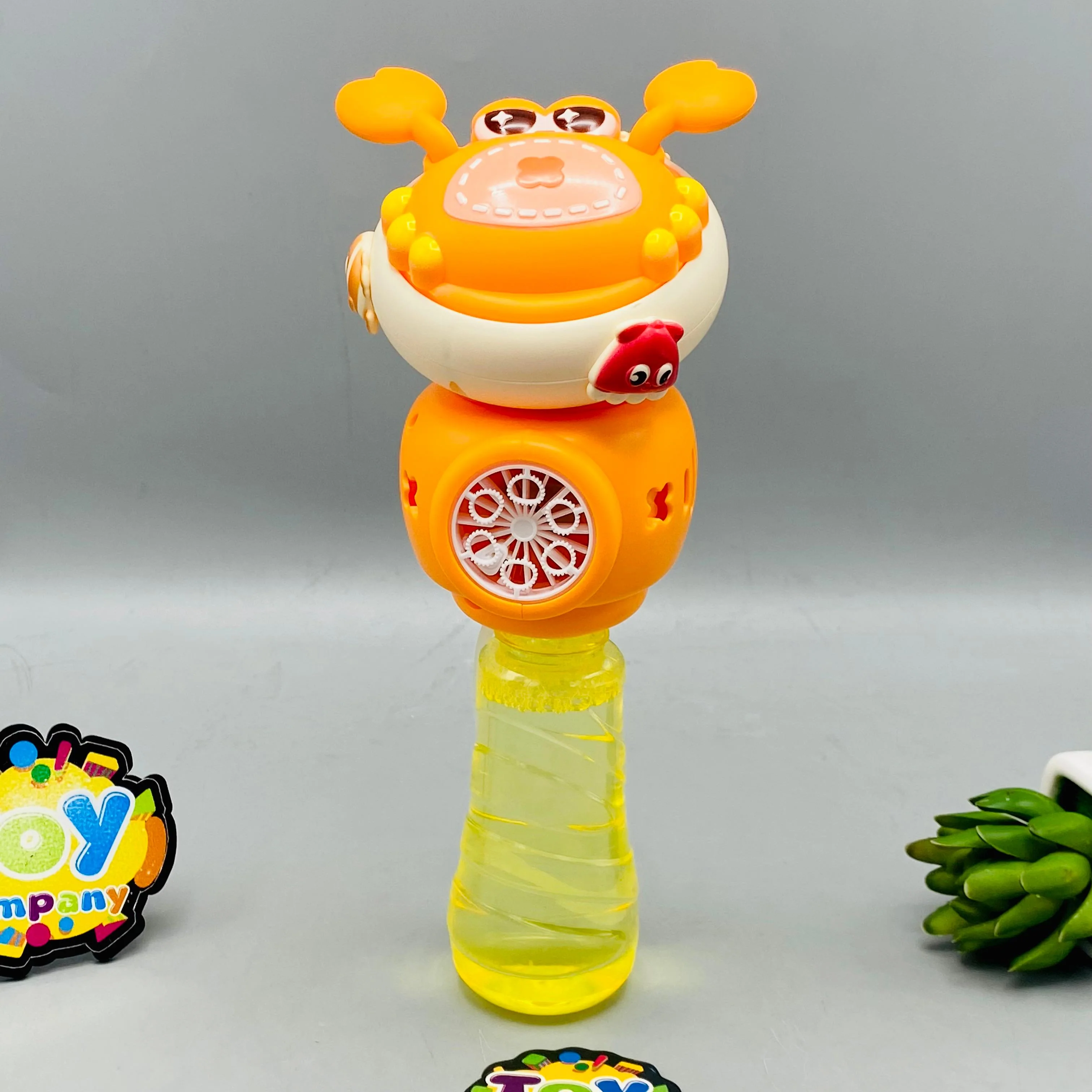 5 Holes Electric Crab Themed Colorful Bubble Stick - Image 2