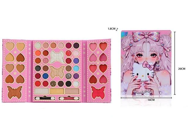 53Pcs Realistic Girls Eye Shadow Kit - Image 4