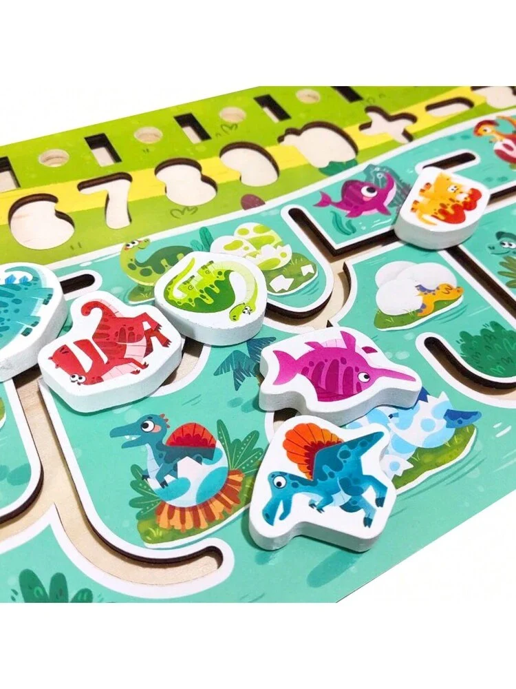 5in1 Wooden Multifunctional Numbers Board - Image 3