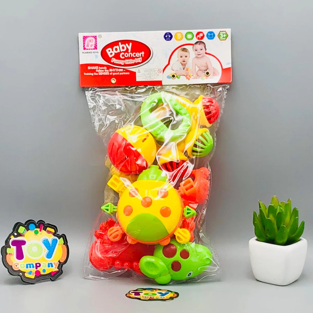 5Pcs Premium Baby Concert Rattles Set - Image 7