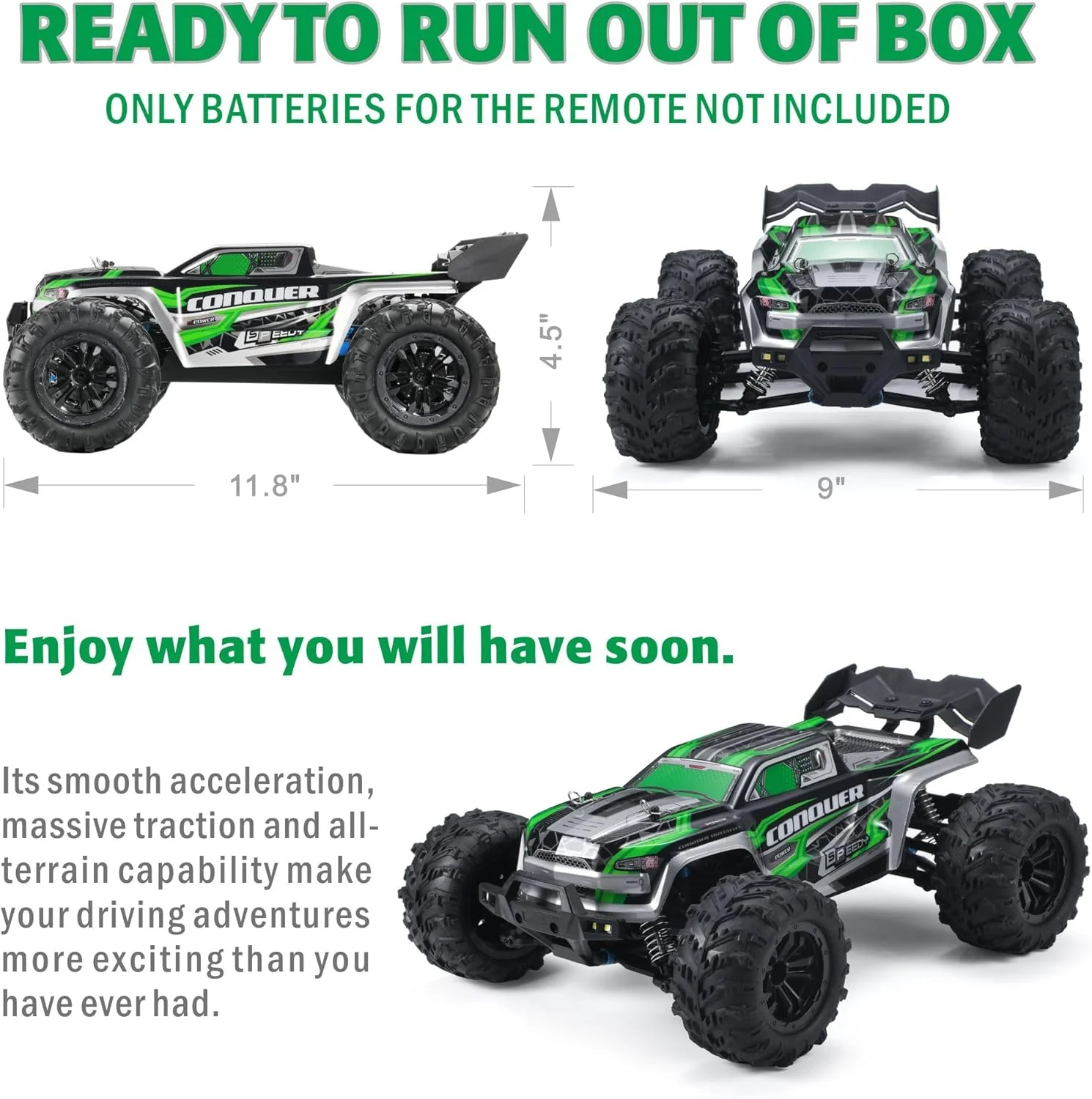 60km/h RC High Speed Off-Road Truck - Image 12