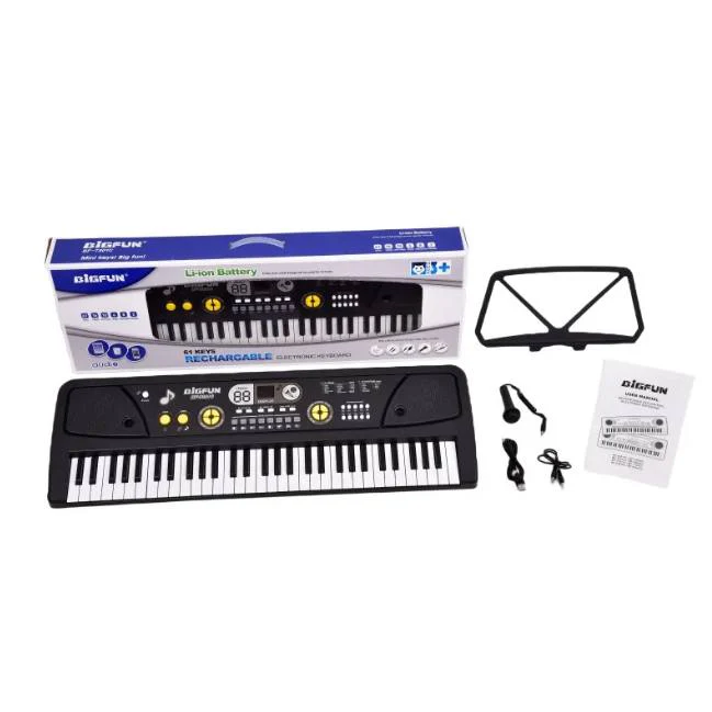 61 Keys BigFun Electronic Keyboard Piano With Mic - Image 17