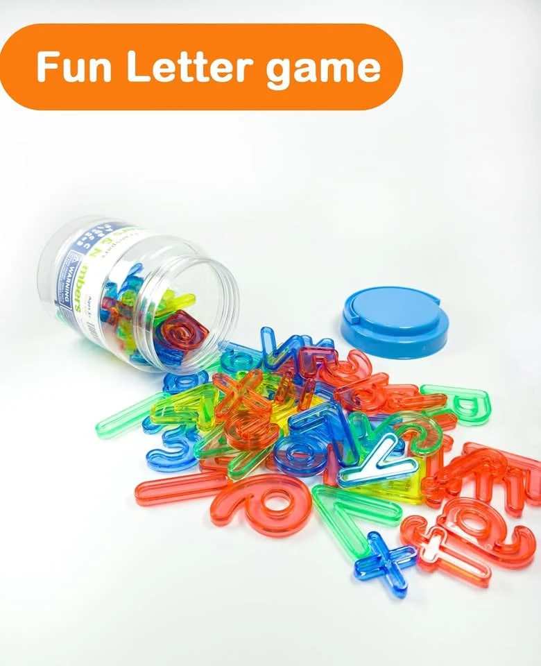 66Pcs Transparent Number & Letters Set With Storage Box - Image 5