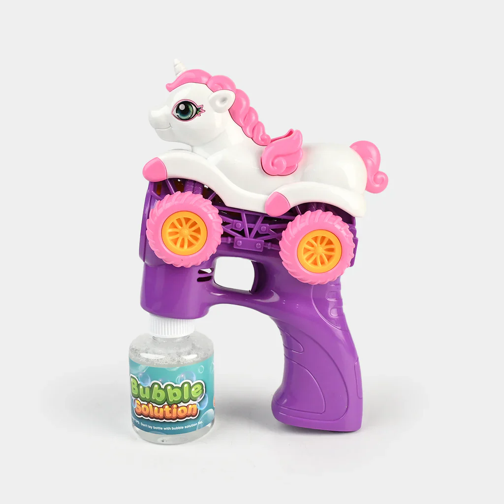 8 Holes Unicorn Themed Colorful Bubble Gun - Image 10