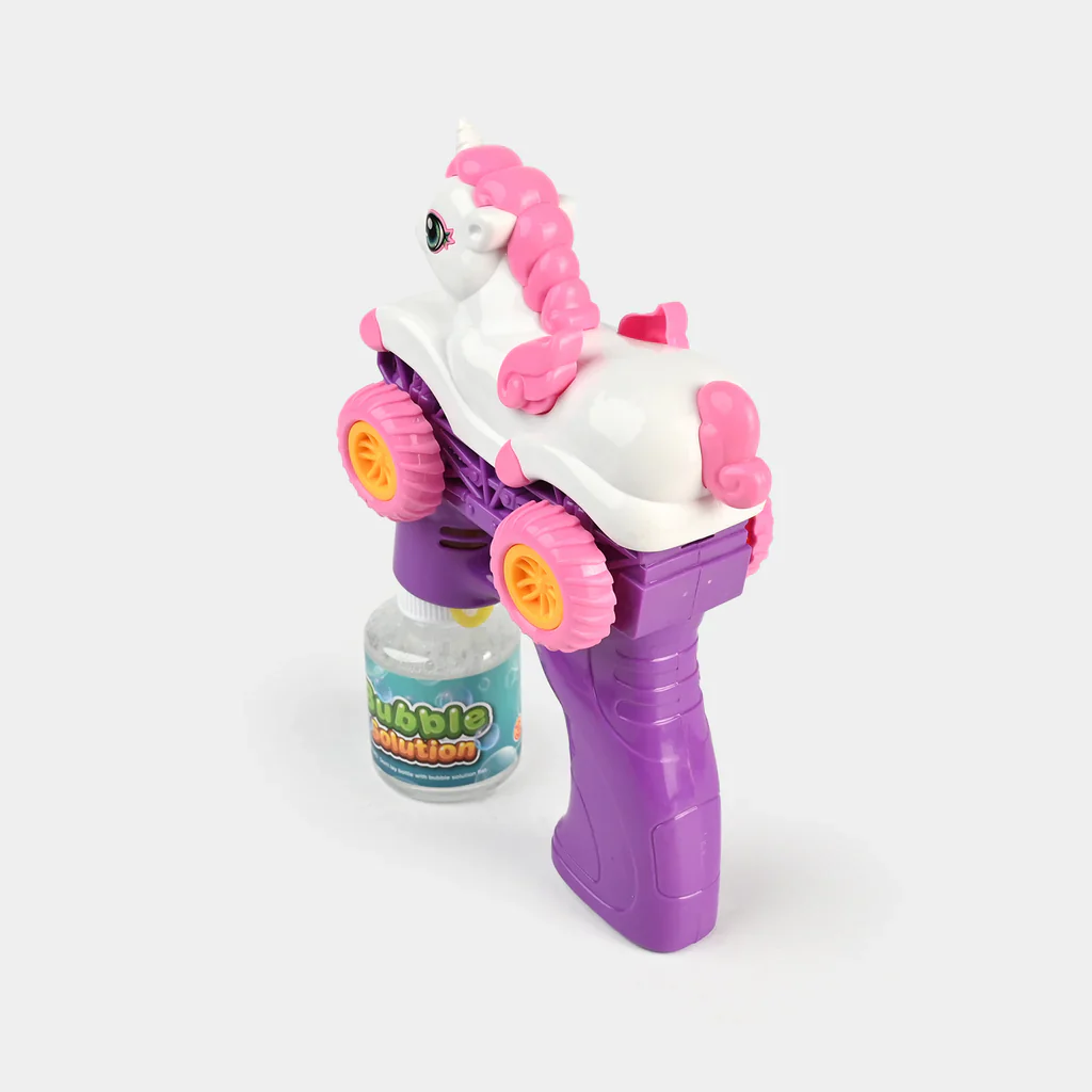 8 Holes Unicorn Themed Colorful Bubble Gun - Image 11