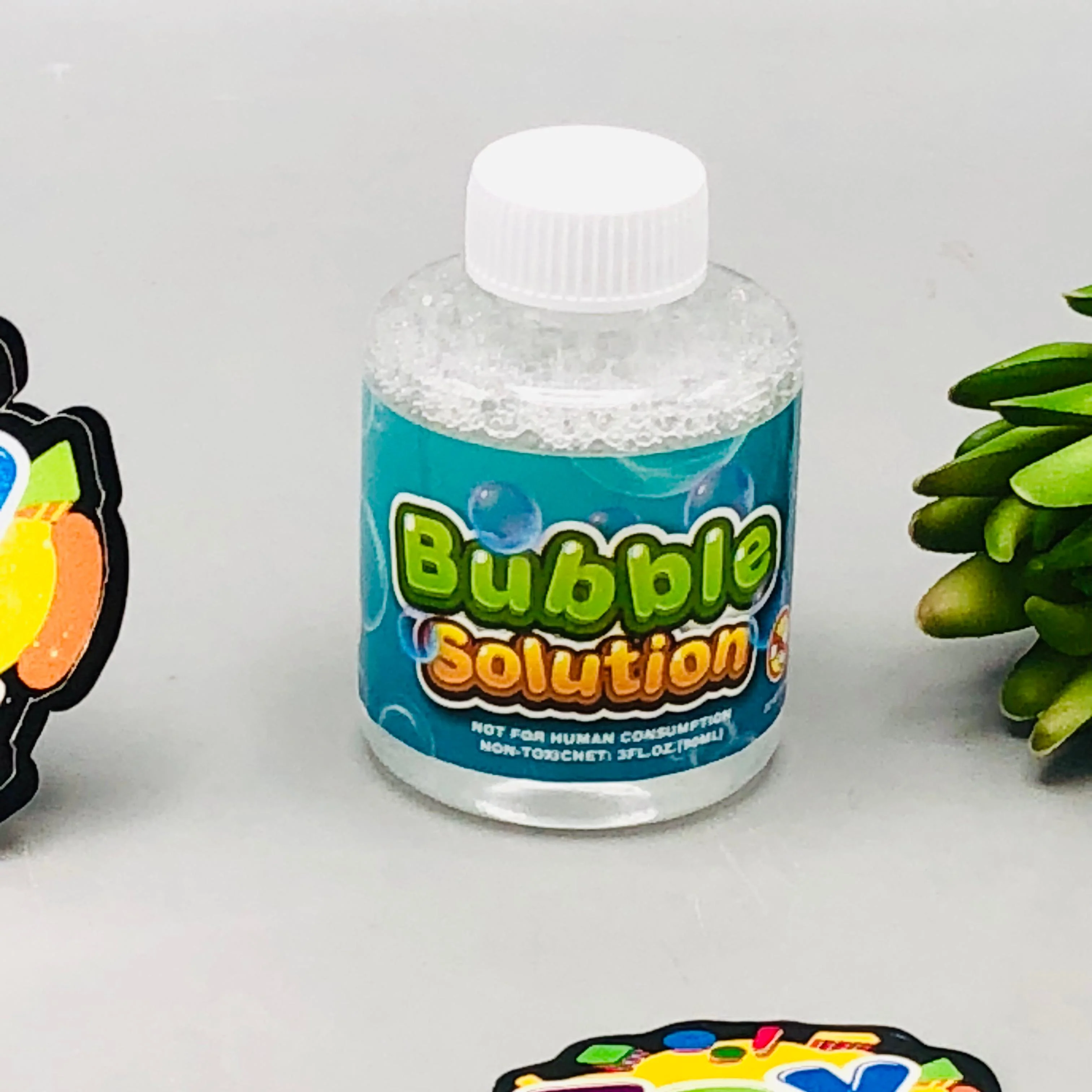 8 Holes Unicorn Themed Colorful Bubble Gun - Image 6