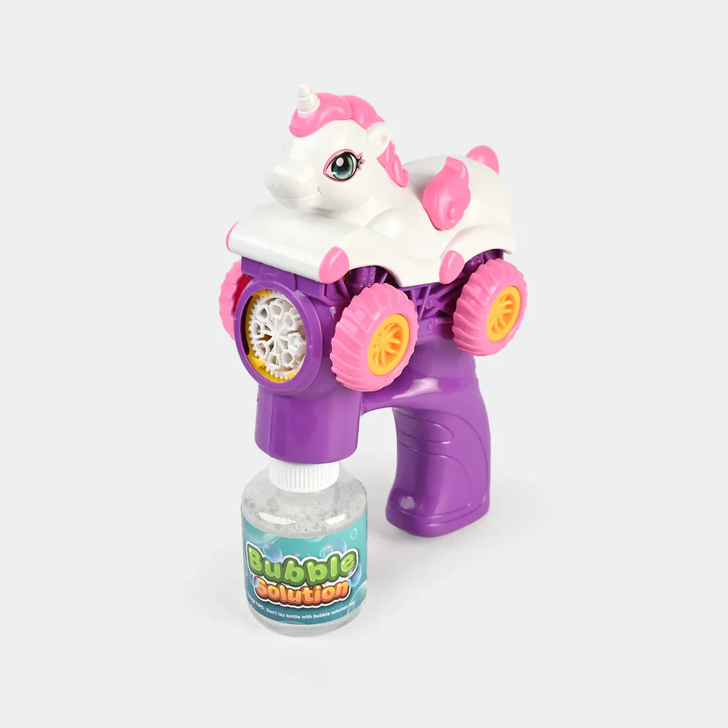 8 Holes Unicorn Themed Colorful Bubble Gun - Image 8