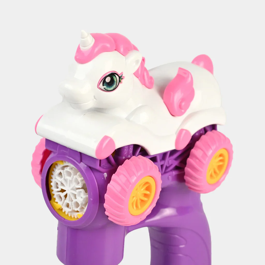 8 Holes Unicorn Themed Colorful Bubble Gun - Image 9