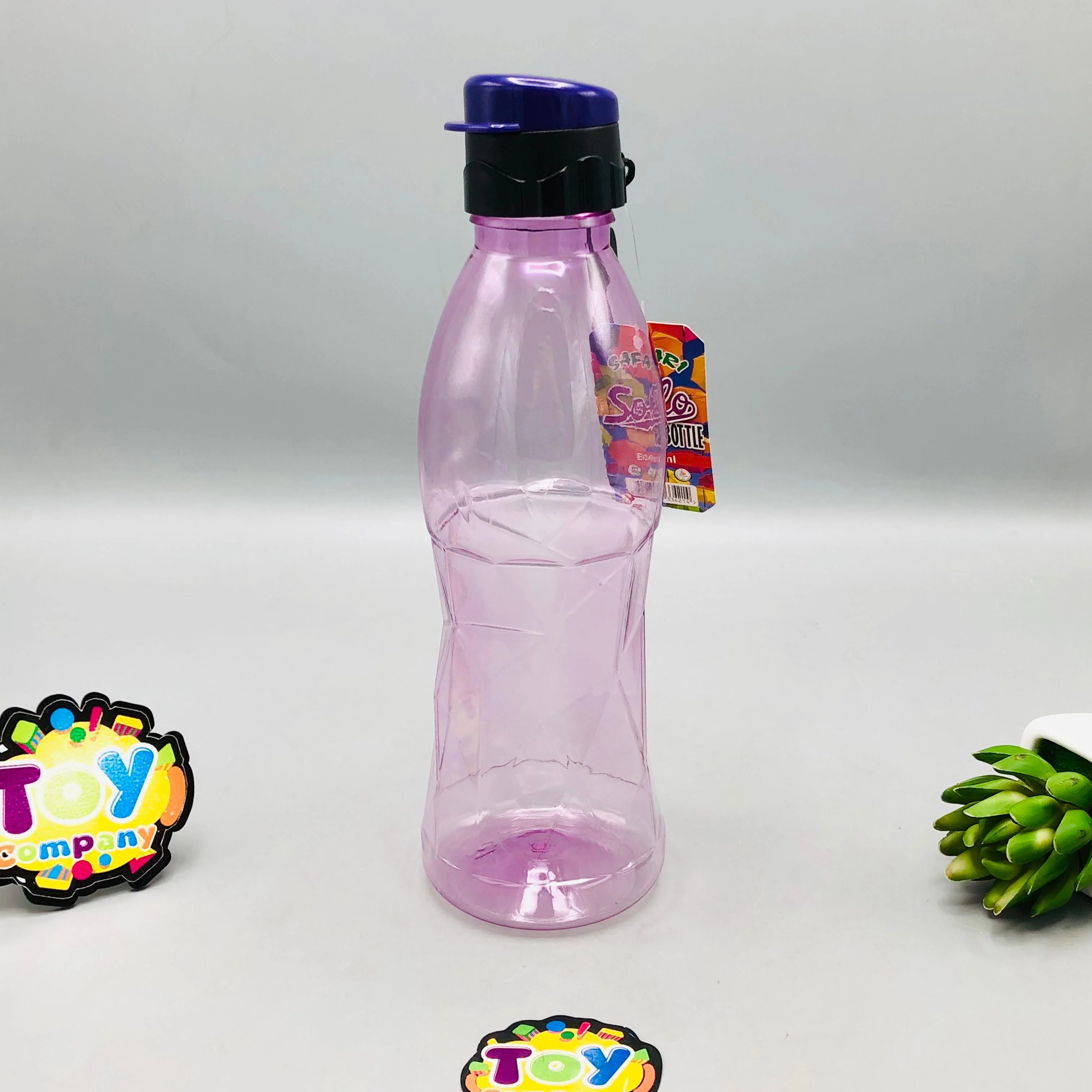 800ml Plastic Safari Solo Transparent Water Bottle - Image 3