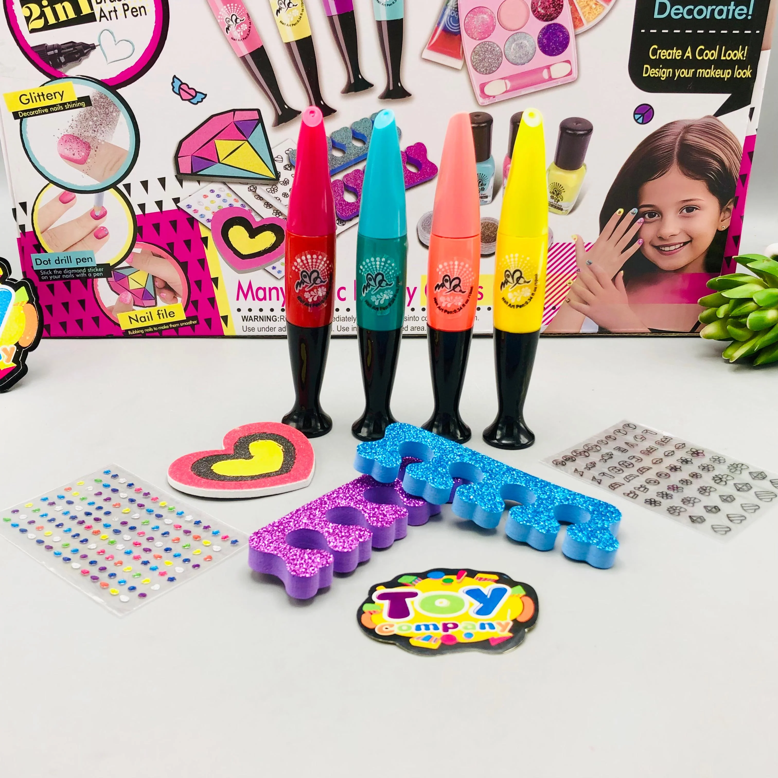 8Pcs Girls Realistic Nail Art Kit - Image 19