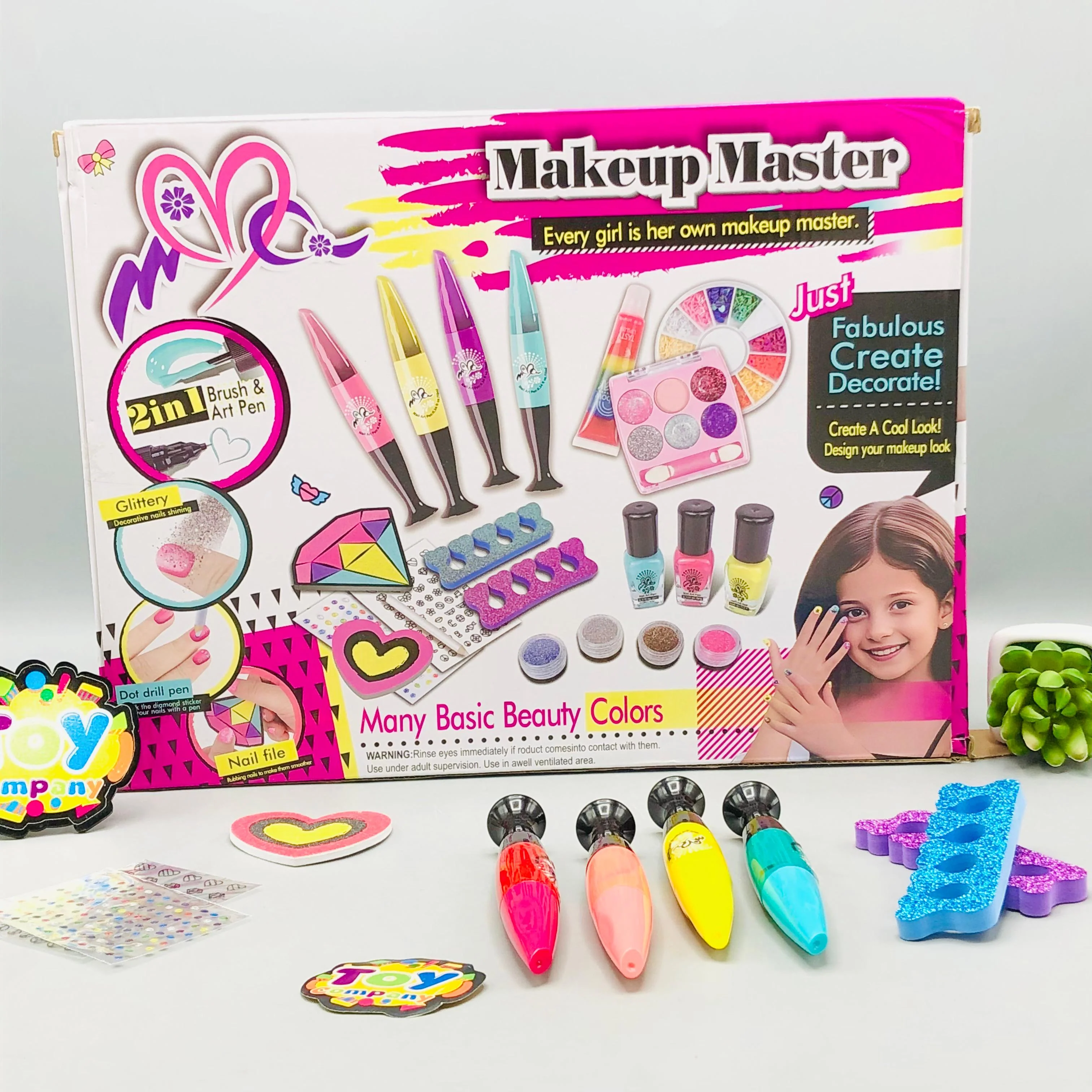8Pcs Girls Realistic Nail Art Kit - Image 20
