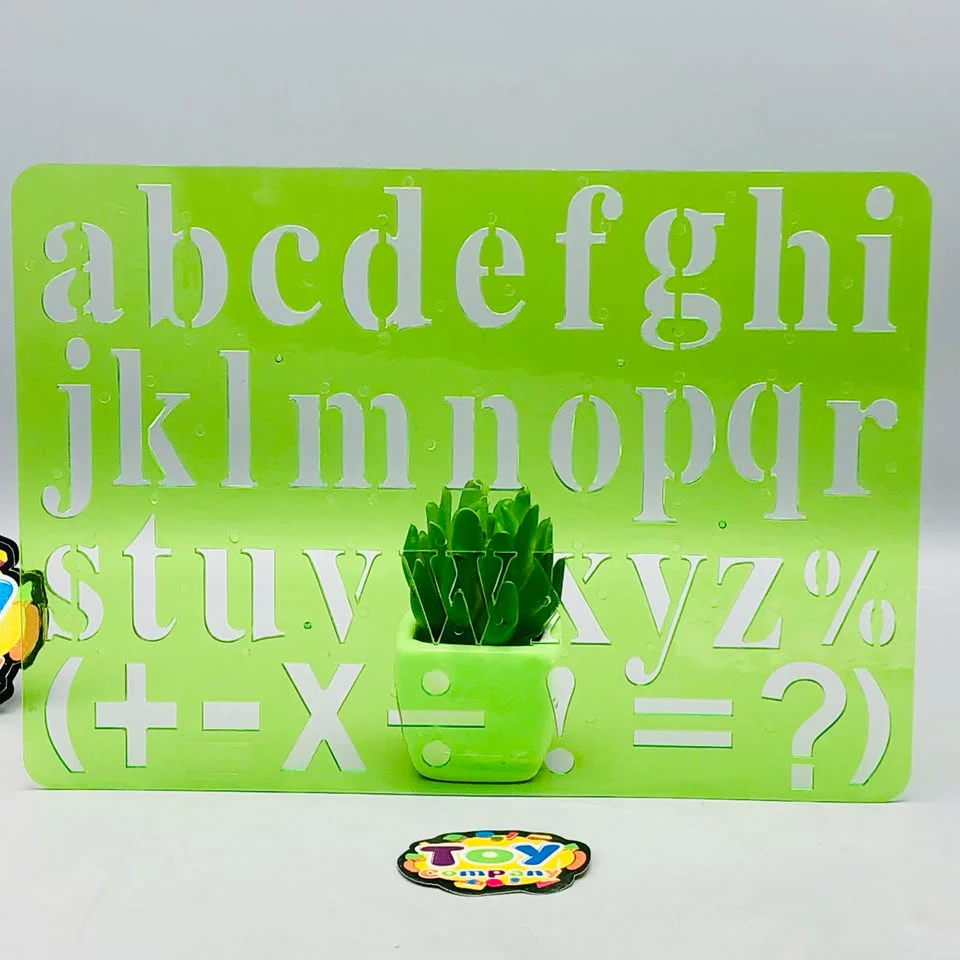 a-z Small Alphabet & Signs Stencil Set - Image 3
