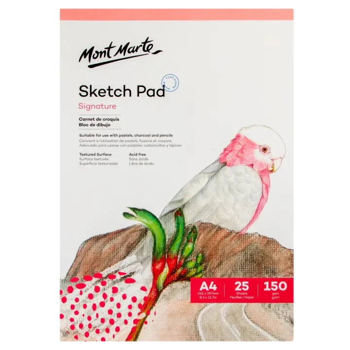 A4 Mont Marte Signature Sketch Pad - 25 Sheets - Image 9