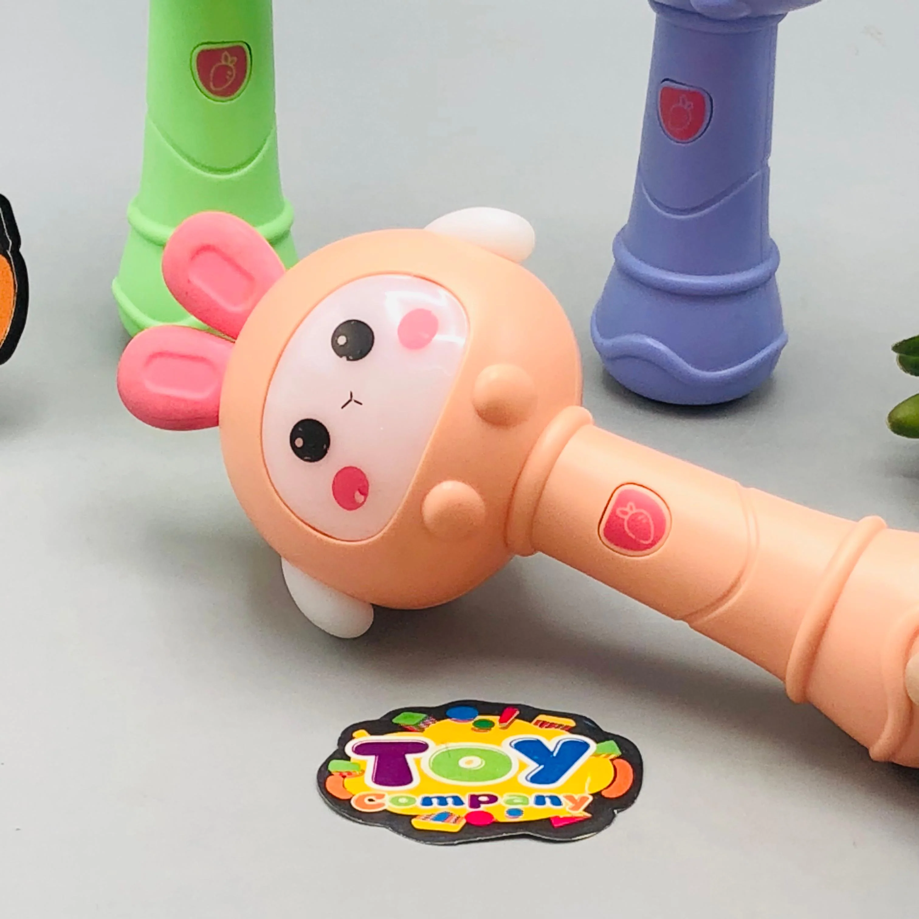 Baby Cute Musical Rabbit Stick With Lights - 1Pc - Image 5