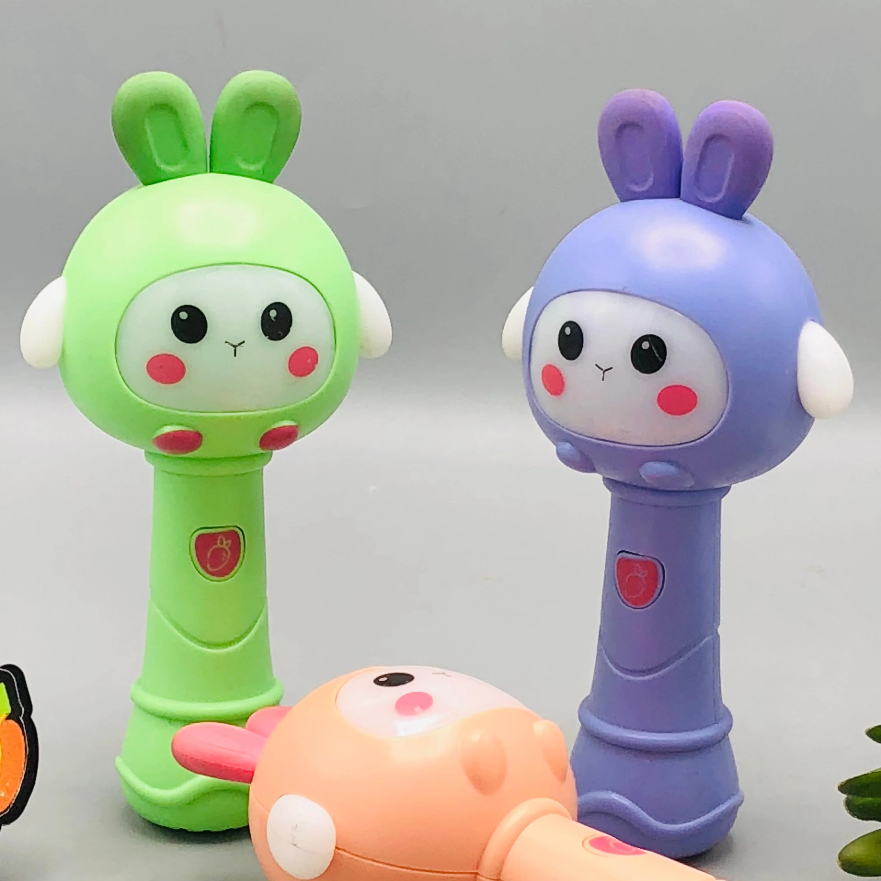 Baby Cute Musical Rabbit Stick With Lights - 1Pc - Image 6