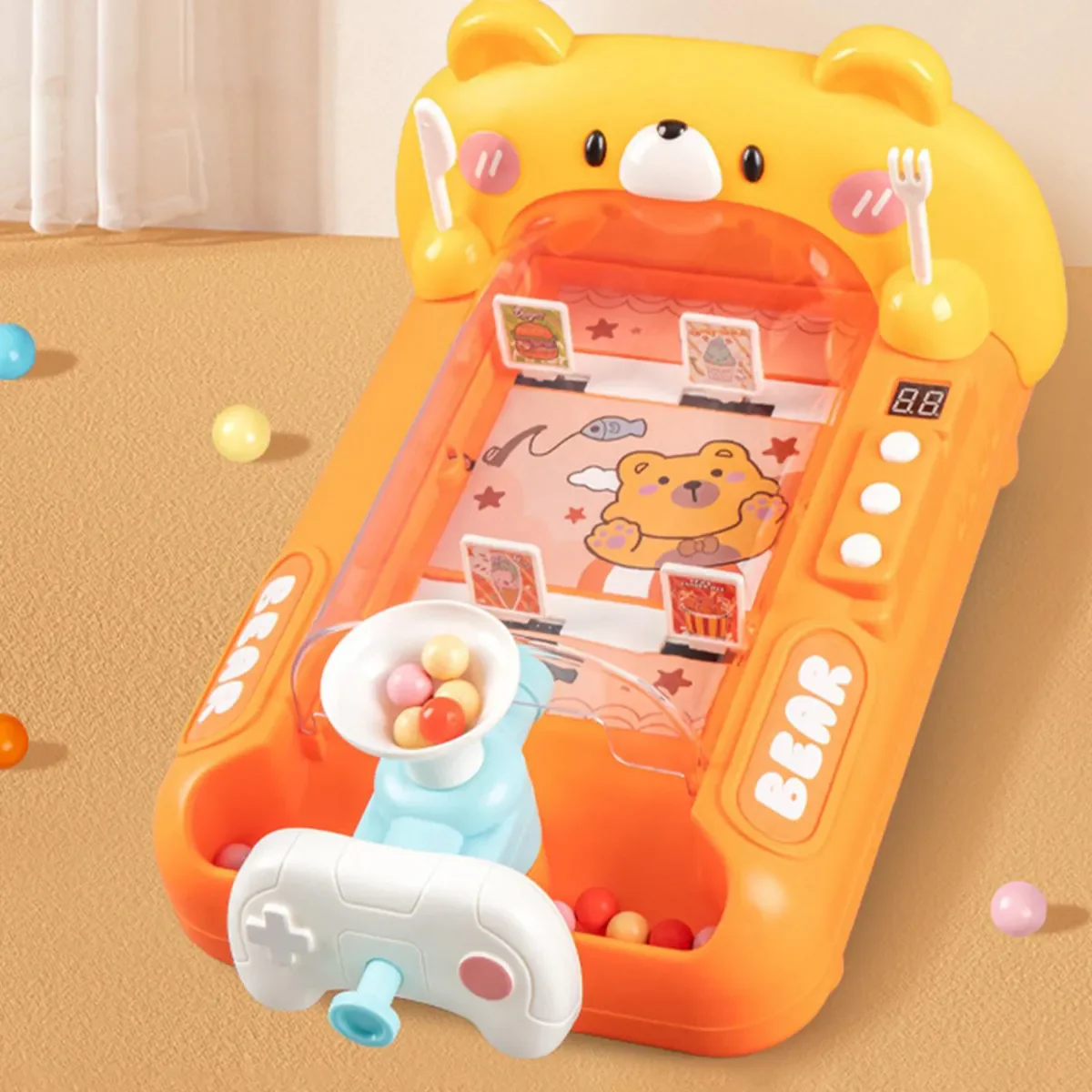 Battery Operated Bear Themed Pinball Shooting Machine - Image 6