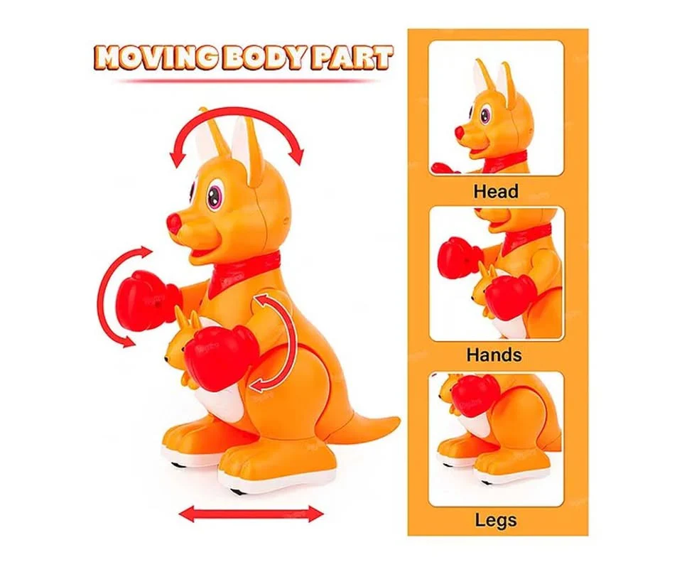 Battery Operated Hopping Kangaroo With Light & Sound - Image 9