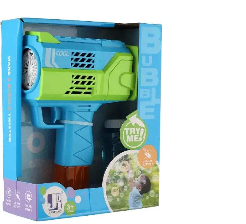 Battery Operated Kids Colorful Bubble Blaster Gun - Image 8