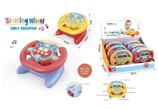 Battery Operated Kids Steering Wheel With Light & Music - Image 10