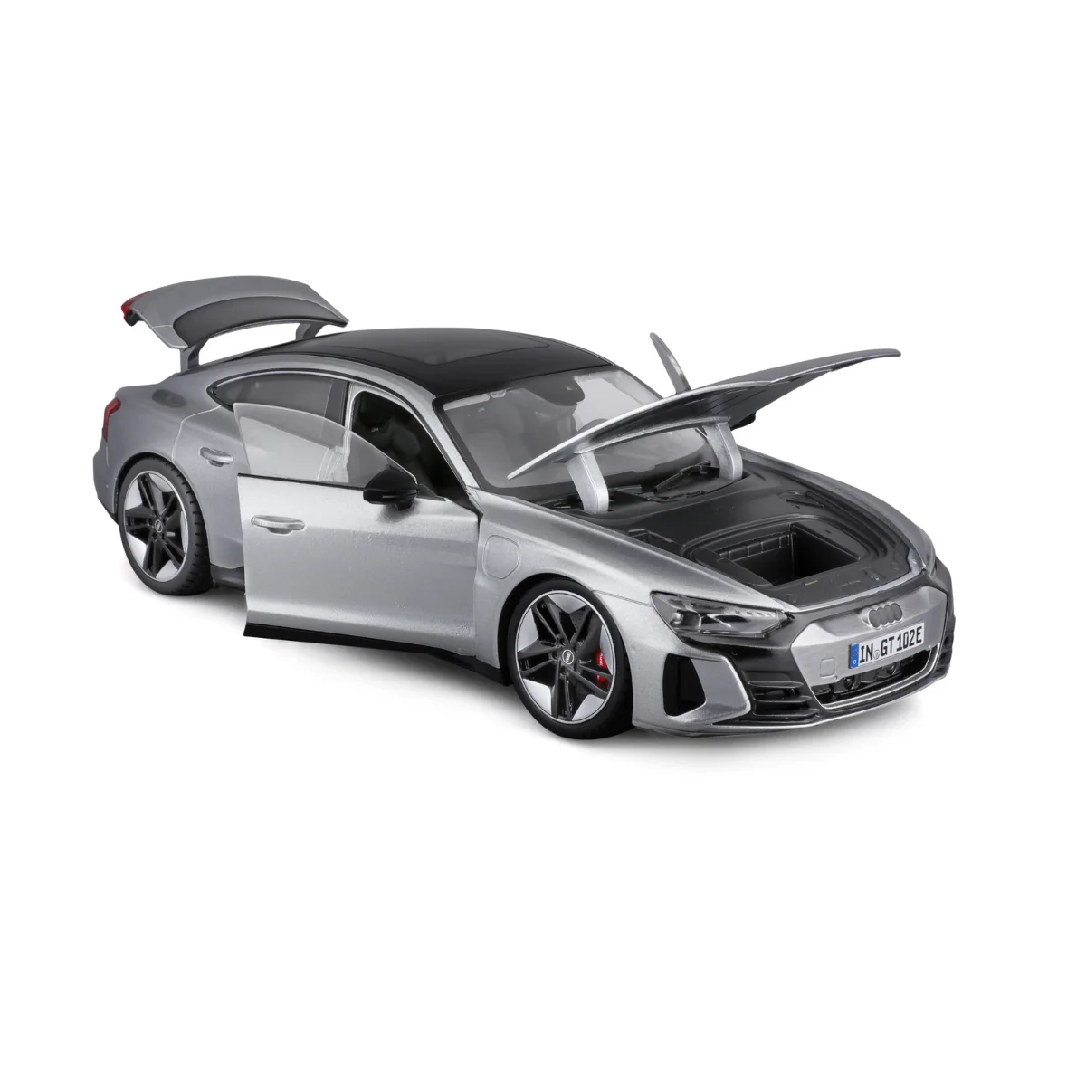 Bburago 1:18 Audi RS e-tron GT Model - Silver - Image 4