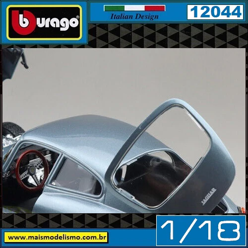 Bburago 1:18 Jaguar E-type Coupe Model - Image 4