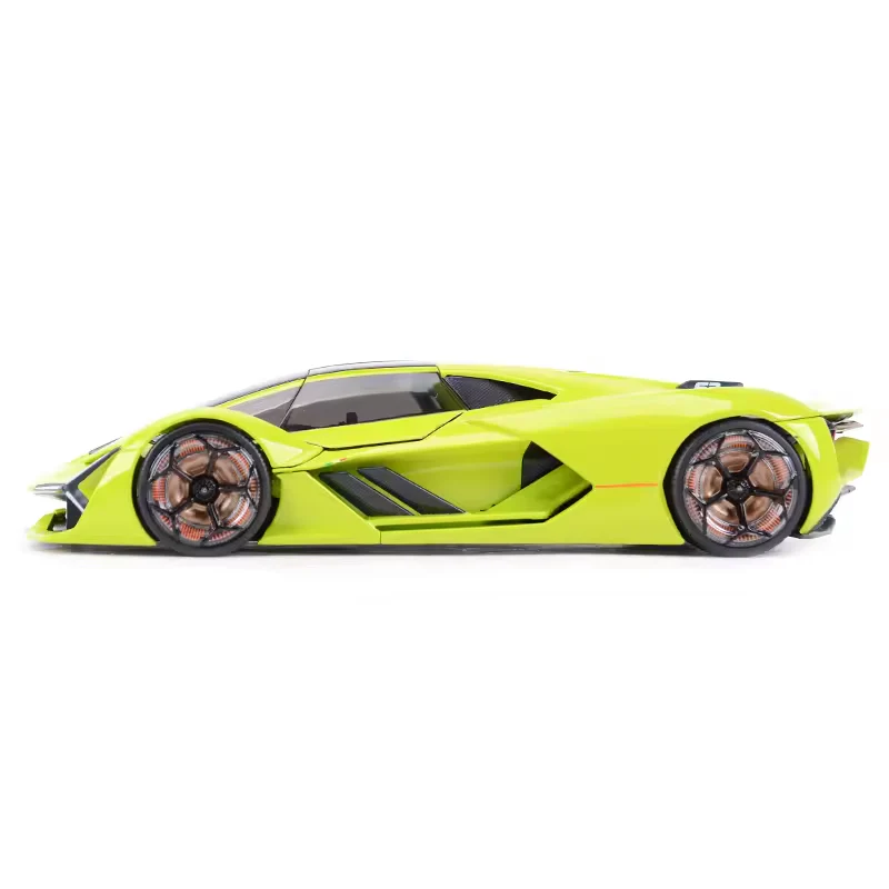 Bburago 1:24 Lamborghini Terzo Millennio Model - Green - Image 3