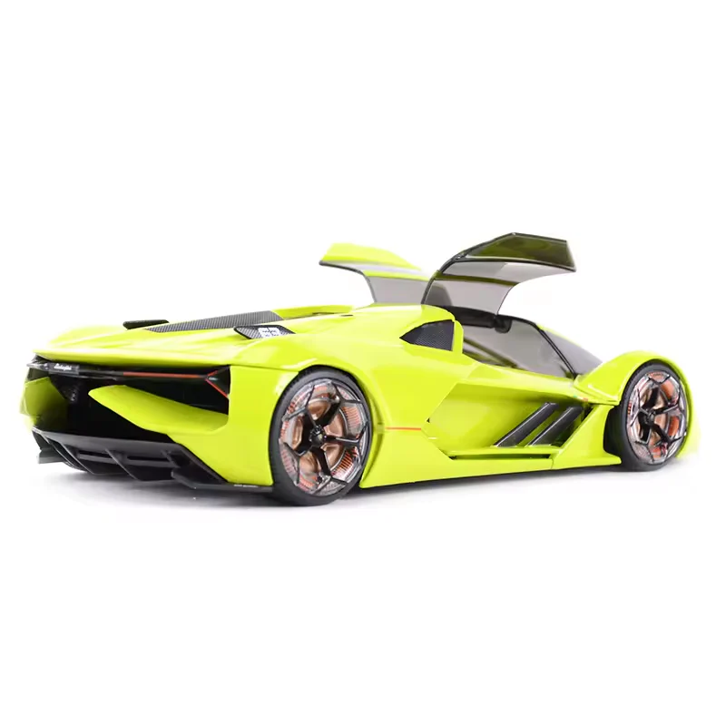 Bburago 1:24 Lamborghini Terzo Millennio Model - Green - Image 4