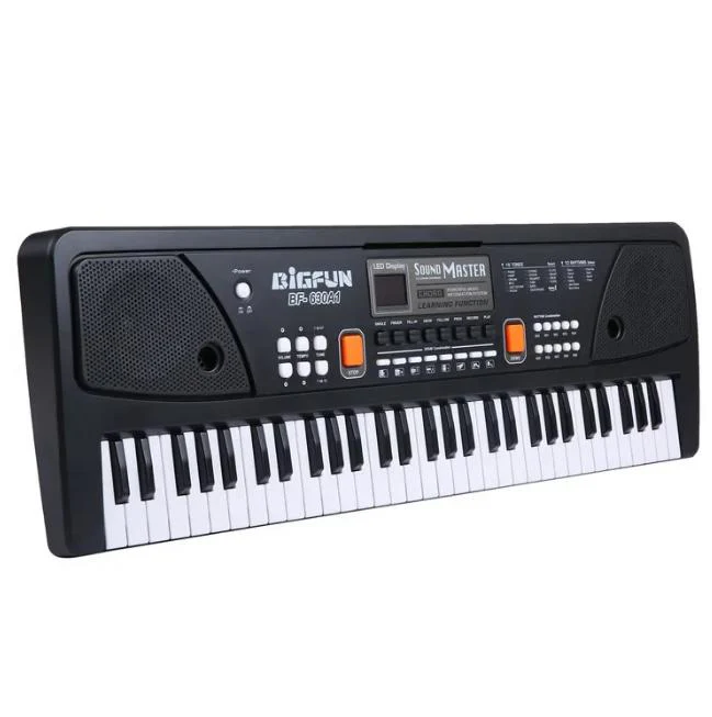 BigFun 61 Keys Electronic Keyboard Piano With Microphone - Image 7