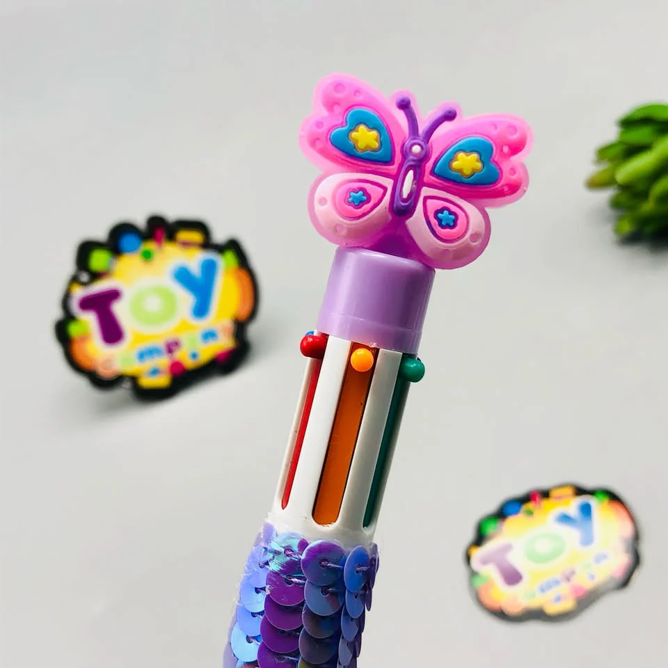 Butterfly Six Color Ballpoint - 1Pc - Image 9