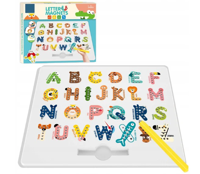 Creative Magnetic Cartoon Alphabets Board - Image 6