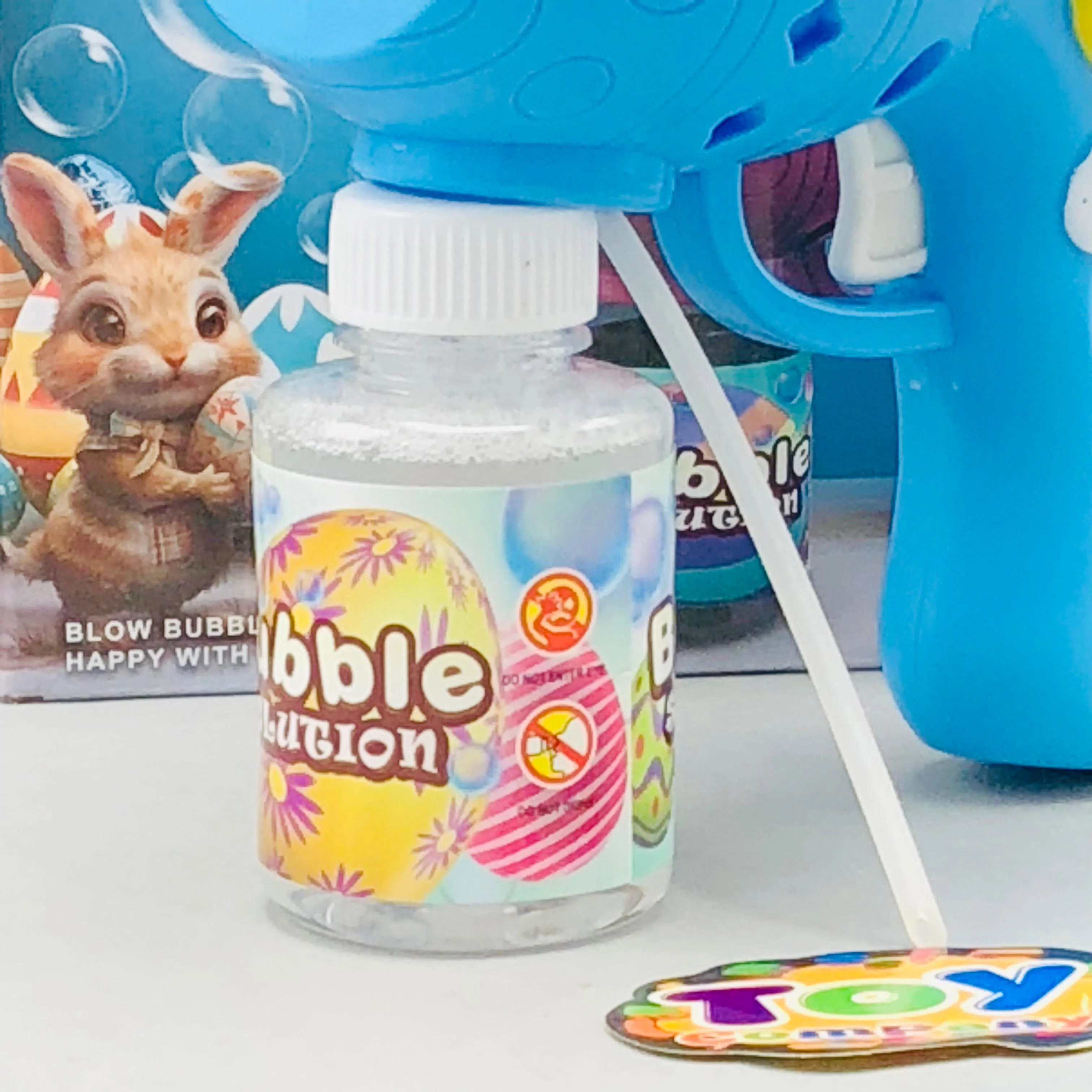 Cute Rabbit Themed Colorful Bubble Gun - Image 4