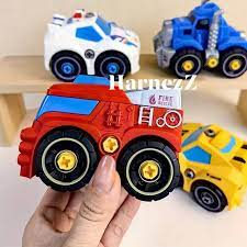 DIY 4Pcs City Screw Vehicles - Image 3