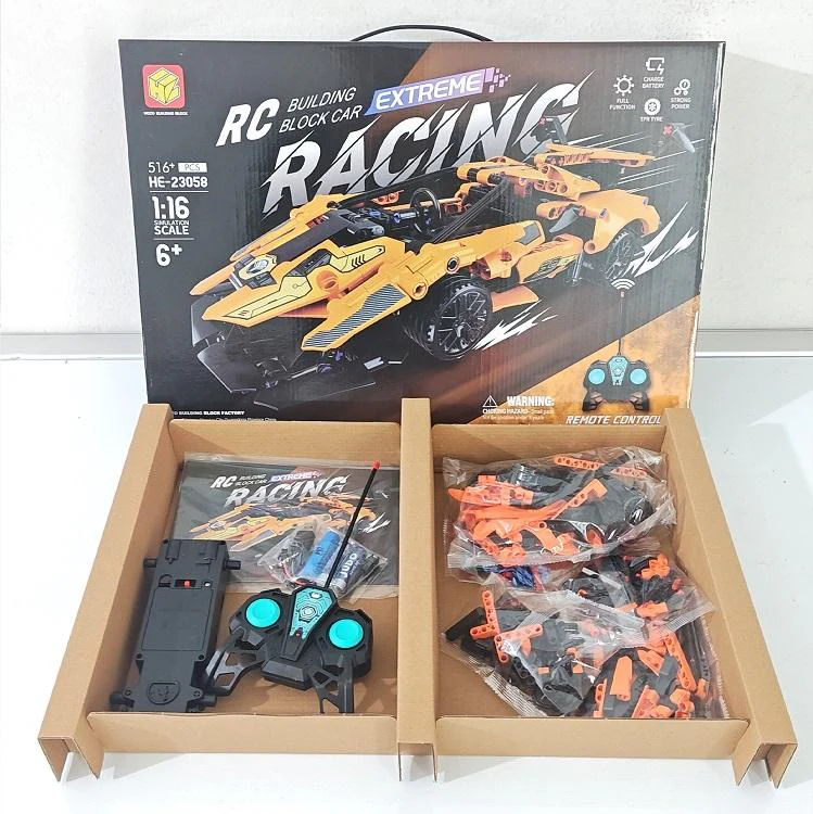 DIY 516Pcs RC 1:16 Sports Racing Building Blocks Model - Image 5