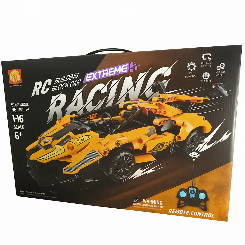 DIY 516Pcs RC 1:16 Sports Racing Building Blocks Model - Image 7